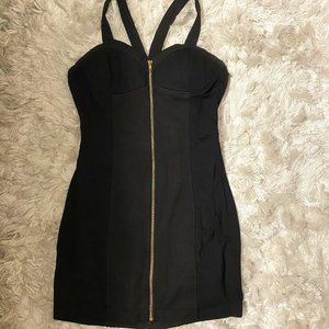 Black Zipper Dress Mendocino